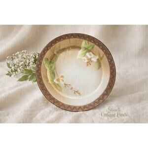 NIPPON Hand Painted Decorative Plate 6” Diameter Vintage Cottagecore